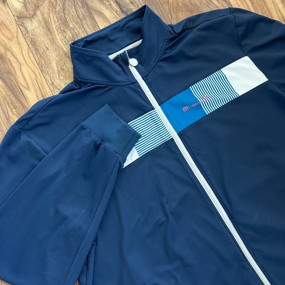 Travis Mathew Jacket Sz XXL Navy Blue Golf Athletic